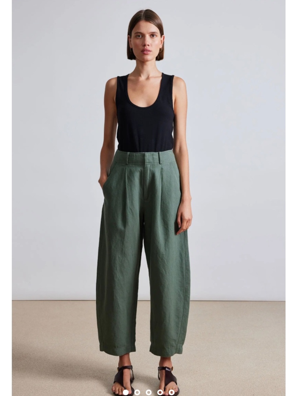 Apiece Apart Bari Crop trouser